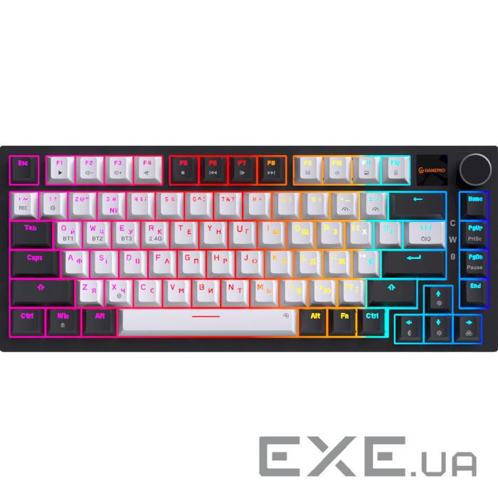 Клавіатура бездротова GAMEPRO Asgard Valhalla Pro MK160W-D-Pro Rainy Switch White