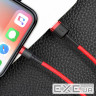 Дата кабель USB 2.0 AM to Lightning 3.0m 2.0A red-black Baseus (CALKLF-R91)