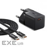 СЗУ Baseus GaN5 Mini Fast Charger Type-C 25W (З кабелем Type-C to Type-C 100W 1m) (P10110909113-01)