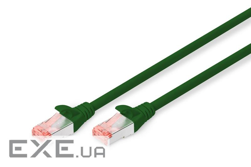 Патч-корд 5м , CAT 6 S-FTP, AWG 27/7, LSZH, green Digitus (DK-1644-050/G)