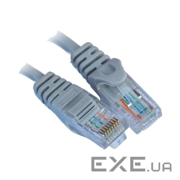 Патч-корд Gear Сat5E UTP 24 AWG 10м сірий (24150)