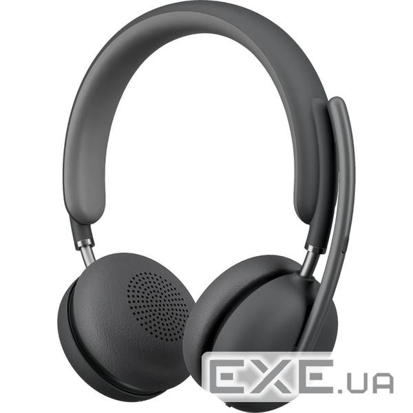 Навушники Logitech Zone 2 for Business Wireless/Bluetooth UC Graphite (981-001152)