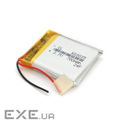 Літій-полімерний акумулятор 6*30*35mm (Li-ion 3.7В 650мА&middot,год) (603035) ) (603035)