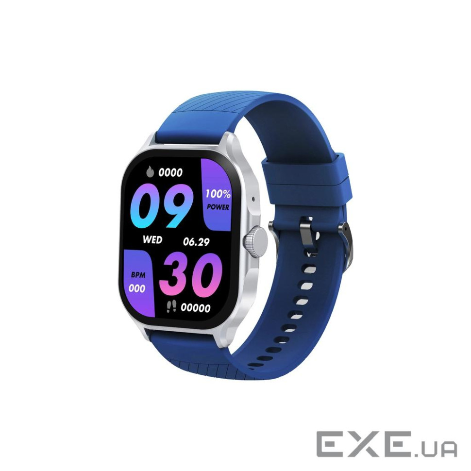 Смарт-годинник Globex Smart Watch Urban (Silver-Blue)