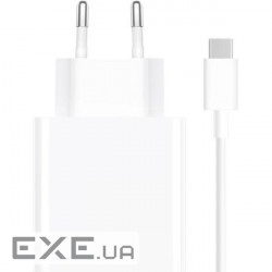 Зарядний пристрій XIAOMI 33W Charging Combo Type-A White w/USB-C cable (BHR6039EU)