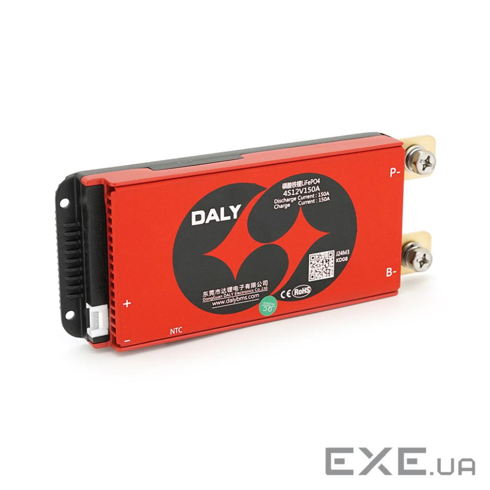 BMS плата DaLy LiFePO4 12V 4S 150A (DL4S-150A)