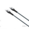 Дата кабель USB-C to USB-C 1.0m PD Fast Charging 65W 3А grey ColorWay (CW-CBPDCC040-GR)