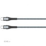 Дата кабель USB-C to USB-C 1.0m PD Fast Charging 65W 3А grey ColorWay (CW-CBPDCC040-GR)