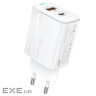 Зарядное устройство Foneng EU66 (USBх3A, USB-Cх3A) 20W White (EU66-CH-W)