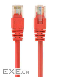 Патч корд Gembird PP12-0.5M/R, UTP, категория. 5E, литий, 50u" штекер с клямкою, 0.5