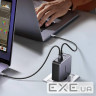 Зарядний пристрій Ugreen 3xUSB 140W (2хUSB-C+USB-A) Gan CD289 with C to C Cable 1.5m ( (CD289/90549)