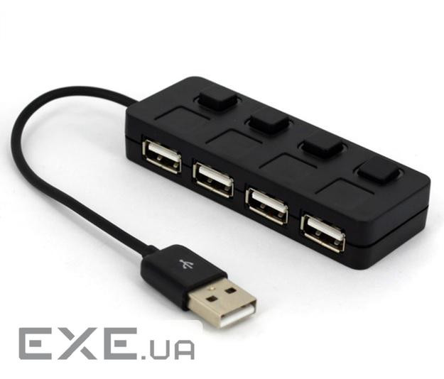 Концентратор USB 2.0, 4 ports (YT-H4L-B)