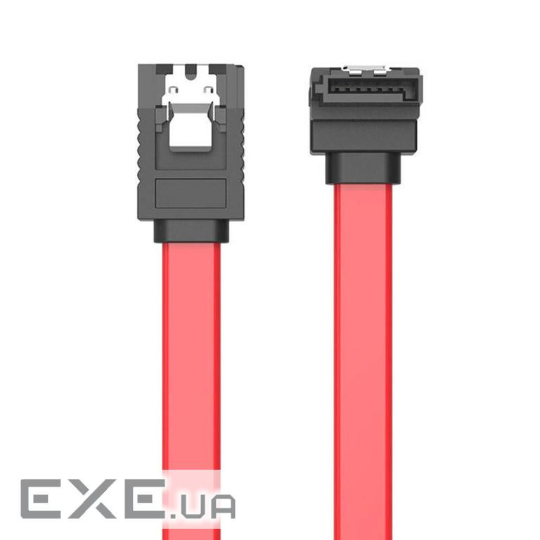 Кабель VENTION SATA кутовий 50см Red (KDDRD)