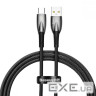 Кабель BASEUS Glimmer Series Fast Charging Data Cable USB to Type-C 100W 1м Black (CADH000401)