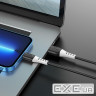 Кабель HOCO X82 USB to iP 2.4A, 1m, silicone, silicone connectors, Black (6931474768537)