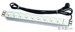 DP-RP-09-UTE - Планка 19" на 9D розеток