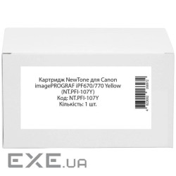 Картридж NewTone Canon imagePROGRAF iPF670/770 Yellow (NT.PFI-107Y)