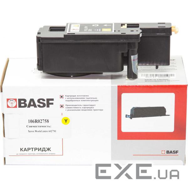 Тонер-картридж BASF Xerox Ph аналог 106R02758 Yellow (KT-106R02758) (BASF-KT-106R02758)