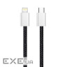 Дата кабель USB-C to Lightning 1.0m 27W black ColorWay (CW-CBPDCL061-BK)