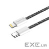 Дата кабель USB-C to Lightning 1.0m 27W black ColorWay (CW-CBPDCL061-BK)