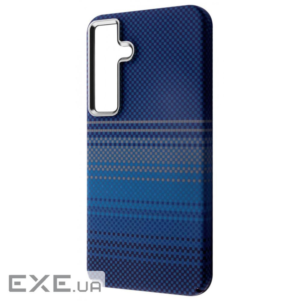 Чехол WAVE Gleam Case with Magnetic Ring Samsung Galaxy S25 blue stripes (62953 blue stripes)