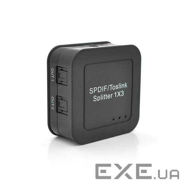 Цифровий оптичний роздільник звуку SPDIF / Toslink 1x3 (00248) SPDIF / Toslink 1x3 (00248)