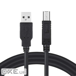 Кабель для принтера USB 2.0 AM/BM 3.0m black ColorWay (CW-CBUB073-BK)