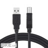 Кабель для принтера USB 2.0 AM/BM 3.0m black ColorWay (CW-CBUB073-BK)
