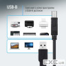Кабель для принтера USB 2.0 AM/BM 3.0m black ColorWay (CW-CBUB073-BK)