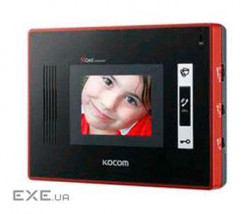 3.5'' монітор KOCOM KVC-W354 (red)