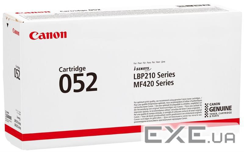 Картридж Canon 052 Black 3K (2199C002)