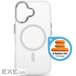 Чохол до мобільного телефона Armorstandart Unit MagCase Apple iPhone 17 Clear Silver + Or (ARM90581)