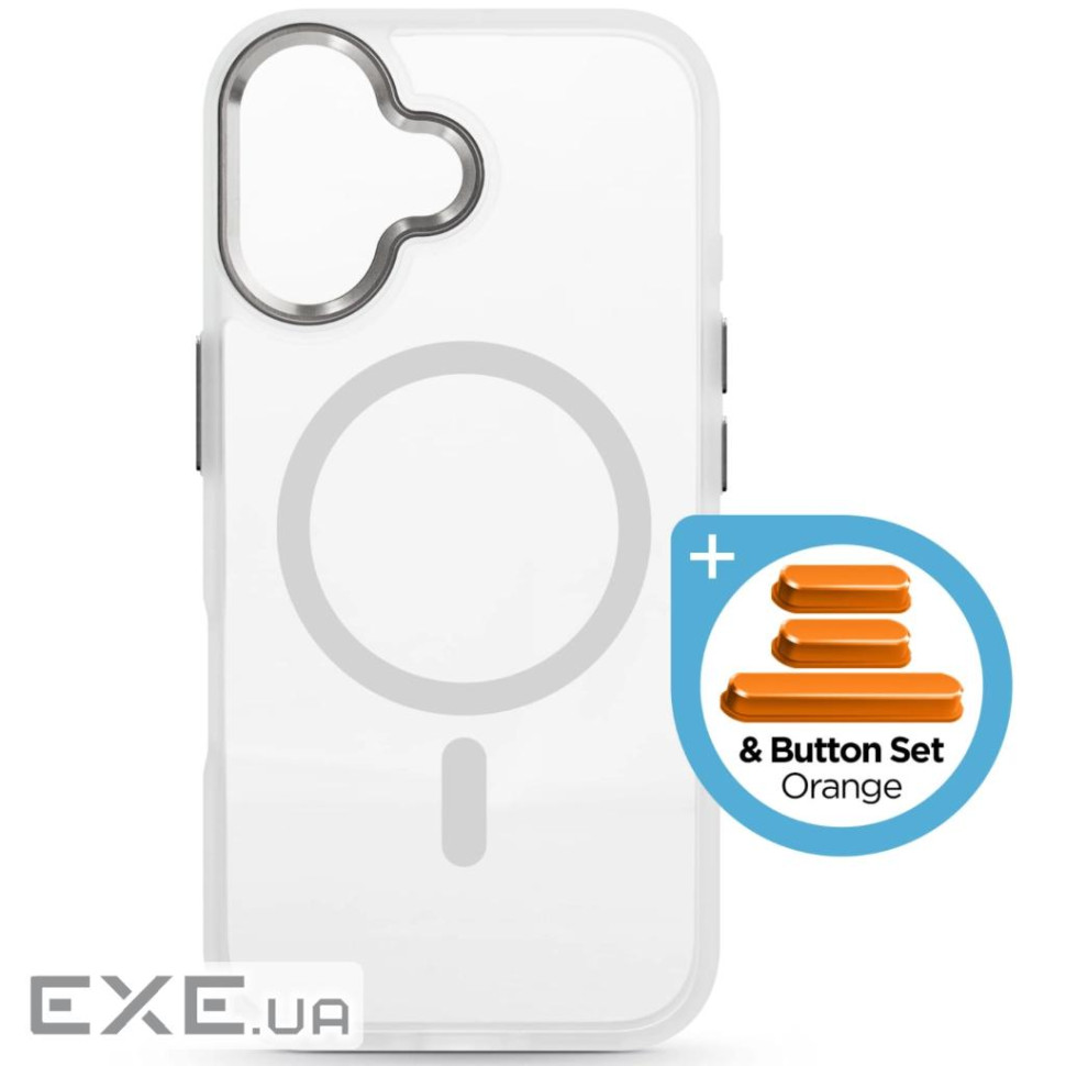 Чохол до мобільного телефона Armorstandart Unit MagCase Apple iPhone 17 Clear Silver + Or (ARM90581)