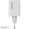 Зарядний пристрій Canyon CU45CC GaN 45W 2xPD EU White (CNS-CUW45CC)