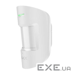 Бездротовий комбінований сповіщувач руху та розбиття ст. (Ajax CombiProtect S (8PD) white)