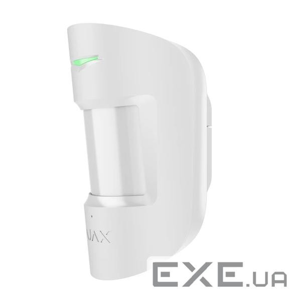 Бездротовий комбінований сповіщувач руху та розбиття ст. (Ajax CombiProtect S (8PD) white)