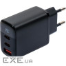 Зарядний пристрій Vinga 2xUSB-C PD30W + USB-A QC30W Display 30W Max (VCR30ACCDB)