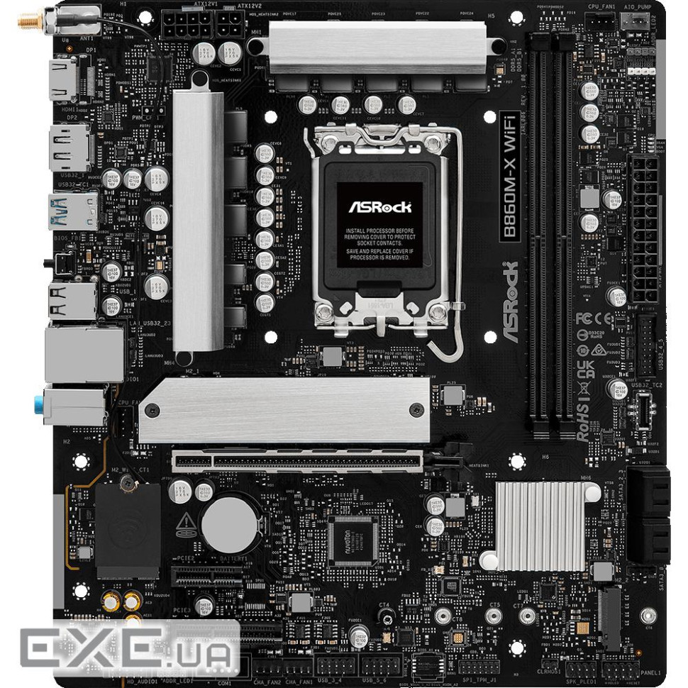 Материнська плата ASROCK B860M-X WiFi