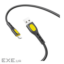 Дата кабель USB 2.0 AM to Micro 5P 1.0m black XO (NB280_M_Black)