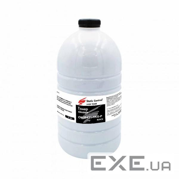 Тонер Oki B431 1кг, фасовка Static Control (OKIB431-1KG-P)