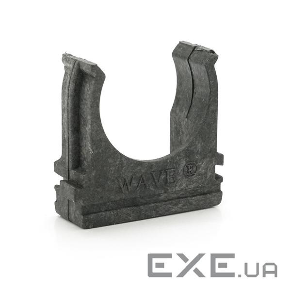 Кріплення для гофри / труби чорна 25мм (пач. 50шт. ціна за пачку) (YT21345) ) (YT21345)