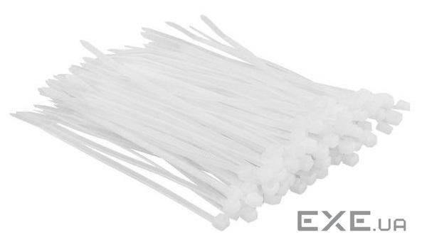 Стяжка Top Tools біла, 2.5x100 мм, пластик, 100 шт. (44E950)