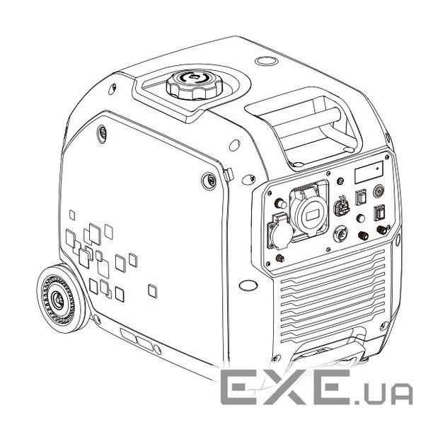 Генератор інверторний БЕНЗИНОВИЙ Matari М5500I (5 kW), однофазний, 220V, 50Hz, об&apos,єм бака 13,5л