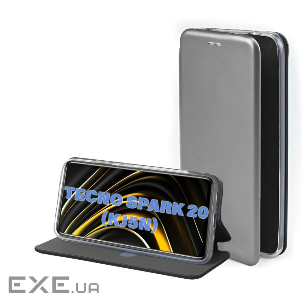 Чохол до мобільного телефона BeCover Exclusive Tecno Spark 20 (KJ5n) Gray (711243)