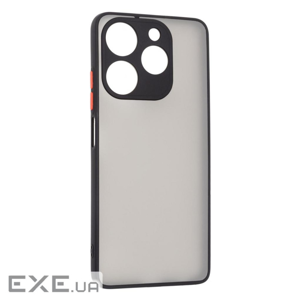 Чохол-накладка Armorstandart Frosted Matte для Tecno Spark 10 Pro (KI7) Black (ARM70501)