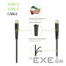 Дата кабель USB-C to USB-C 0.2m CBFLEXTT0 60W Intaleo (1283126559495)