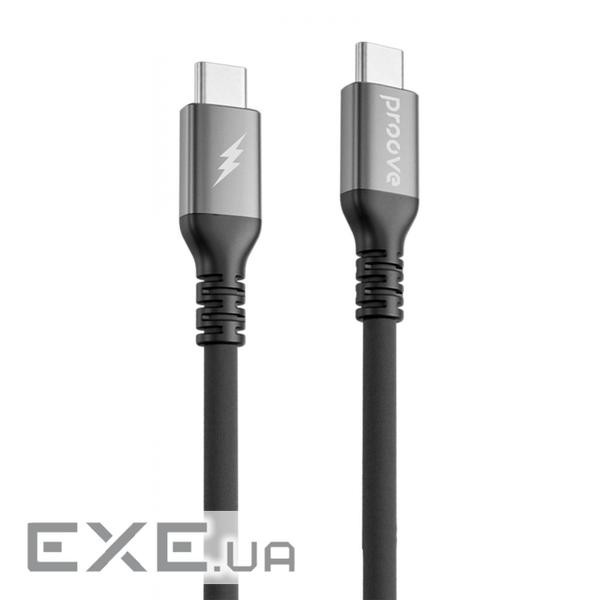Кабель Proove ReGen Silicone Type-C to Type-C 60W (2m) black (CCRS60002221)