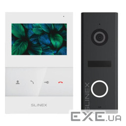 Комплект відеодомофона Slinex SQ-04 White + ML-17HR Graphite