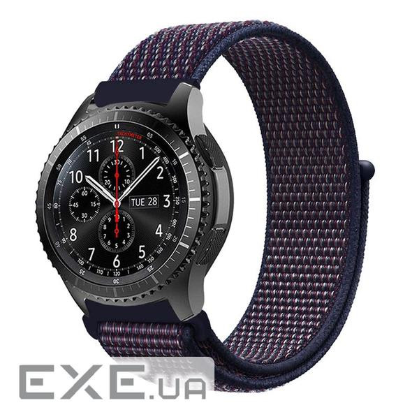 Ремінець BeCover Nylon Style для Amazfit Stratos 1/2/2S/3/GTR 2/GTR 47mm/GTR Lite 47mm/Nexo/ (705890)