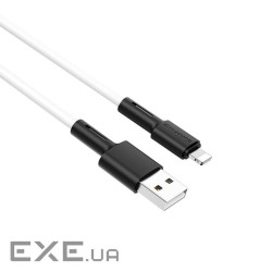 Кабель BOROFONE BX31 Soft silicone Lightning devices 1m. White (BX31LW)
